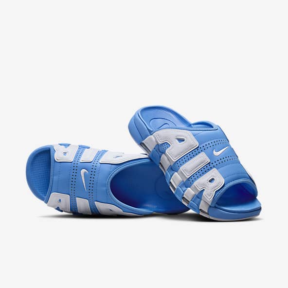 50 100 Blue Sandals Slides Flip Flops. Nike IE